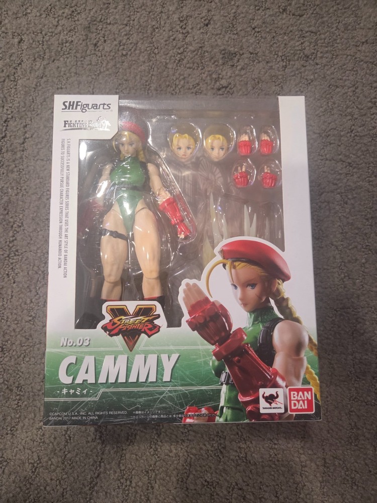 S.H. Figuarts Street Fighter V Cammy No. 03 Tamashii Nations Bandai Capcom
