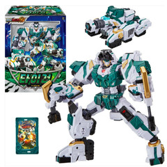 Metal Card Bot W Tygan Transforming Robot Action Figure Korea Animation Toy