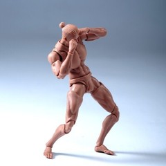 US Romankey X COWL 1/12 Black Male Super Flexible Body Doll 6”Joint Figure Toys