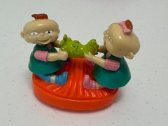 VINTAGE 1998 RUGRATS TWINS REPTAR BURGER KING TOYS NICKELODEON LOT