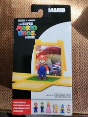 Jakks Pacific Super Mario Bros Movie Mario 1.25 in Figure w/ Question Block New