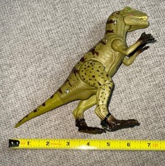 T-Rex Dinosaur Lot Of 3 See Pics Made In Indonesia Plastic