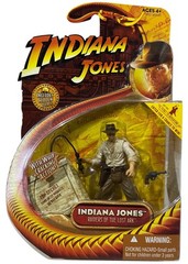 Indiana Jones Raiders of the Lost Ark Figure w Whip Cracking Action NEW 2008