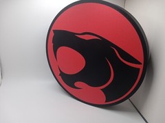Retro Thundercats logo light box sign for vintage collection display Thunder Cat