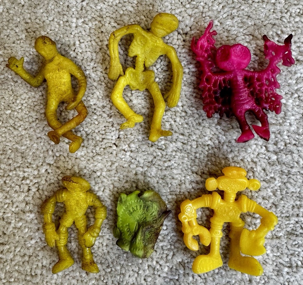 Lot Of 6 1967 Mattel Strange Change Time Machine Creatures, Lost world