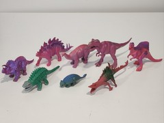 Huge Lot 100+ Dinosaur Toys Figures Dino T Rex Triceratops High Quality Bundle