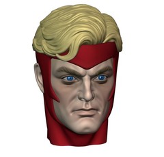 Wing Man Action Figure Head 1:9 or 1:6 Mego