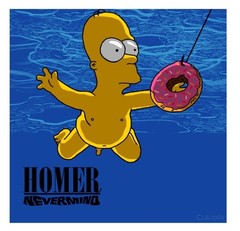 Homer Simpsons Be@rBrick 400% Medicom Toy