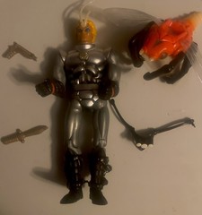 Sectaurs Coleco 1985 Night Fighting Dargon & Parafly w/gun, sword, and BELT