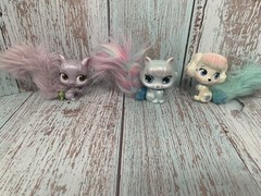 Disney Princess Palace Pets Whisker Haven Furry Tail Toy Animals. Lot Of 3