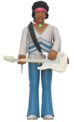 NEW Super7 JIMI HENDRIX Festival 3.75 Inch Tall ReAction Action Figure woodstock