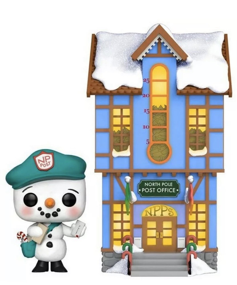 POP Town Christmas Frosty Franklin with Post Office Vinyl Figure Set