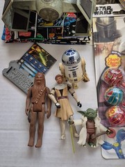 Star Wars Mixed Lot of Toys action figures, PEZ Funko Lightsabers McDonald’s