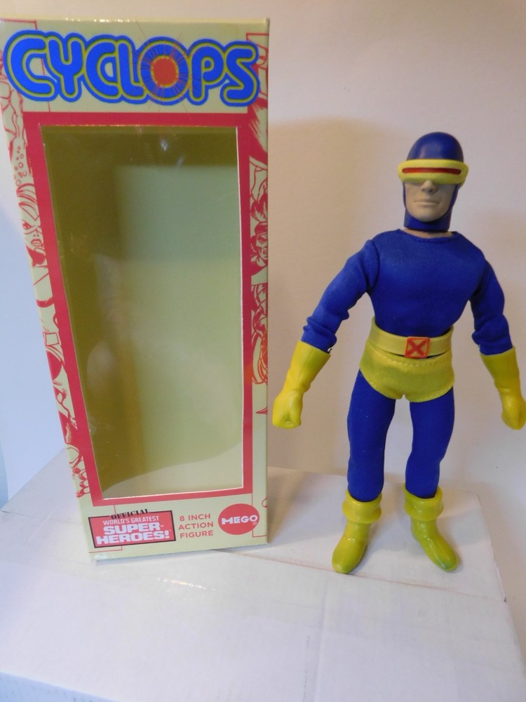 Mego 8″ Action Figure Custom Marvel Comics Uncanny X-Men 1 Cyclops Boxed Dark Bl