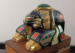 BANDAI POWER RANGERS THUNDER MEGA ZORD. 95% COMPLETE. L👀K! W/FIGURES. L👀K!