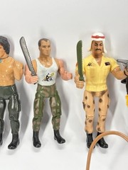 1985 Coleco Rambo Force of Freedom Action Figures Lot w/ Accessories