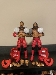 Custom WWE Ultimate Edition Jimmy & Jey Uso Wargames 2022 Bloodline
