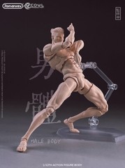 Romankey X COWL 1/12 Action Figure Male Muscle Body &Head Flexible 6″ Model Doll