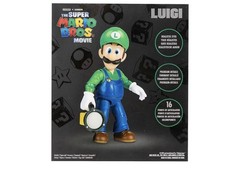 The Super Mario Bros. Movie Luigi Action Figure, 16 Accessories, 16 POA
