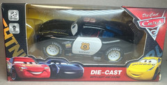Disney Pixar Cars Sheriff McQueen Diecast 5 Inches Lights Sounds Doors Open