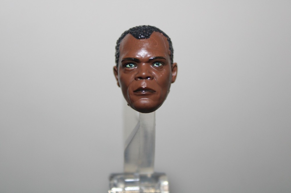MARVEL LEGENDS YOUNG NICK FURY SAMUEL L JACKSON HEAD CUSTOM KREE SENTRY BAF WAVE