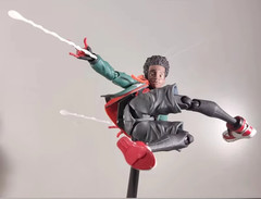 Spider-Man Action Figure Miles Morales Into The Spider Verse Toy Gift With Box
