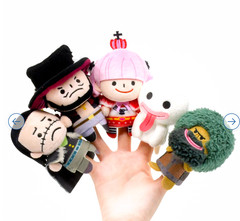 One Piece Base Shop Exclusive Finger Plush Toy with Strap Japan New