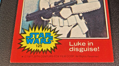 VTG STAR WARS TRADING CARD LOT LUKE SKYWALKER RC BLUE BORDER #1,STICKER 1977 RED