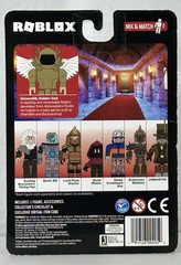 Roblox Simoon68 Golden God 3.5 in Action Figure Pkg Top RT Corner Damaged