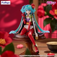 Hatsune Miku Flower Fairy Camellia Noodle Stopper Figure FuRyu