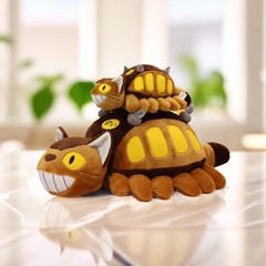 Hot 30-40cm Animation Bus Totoro Anime Peripheral Doll Soft Plush Animal Toys