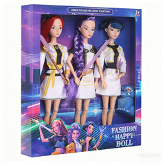 Cosplay K-Pop Devil Demon Hunters Singing Dolls Music & Light Collectible Figure
