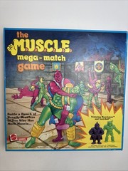 Vintage Kinnikuman M.U.S.C.L.E. Men Mega-Match Board Game Complete w/ 17 Figures