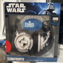 New In Box FUNKO Storm Trooper Star Wars DJ 40 MM Headphones