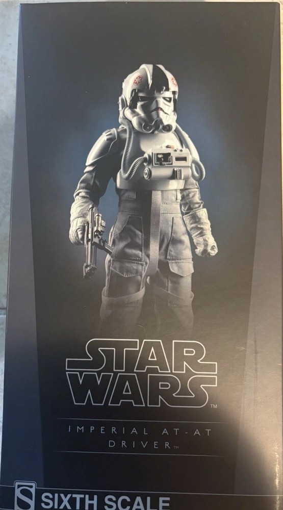 SIDESHOW STAR WARS IMPERIAL AT-AT DRIVER 1/6 FIGURE 12” Hoth Trooper