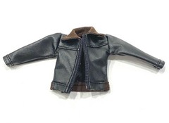 PB-JKT-RH-BK: 1/12 Black Leather Jacket for McFarlane DC Red Hood (No Figure)