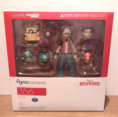 figma 356 Pokemon Red Action Figure with Bulbasaur Squirtle Charmander Japan Rar