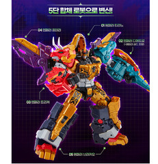 Miniforce Dinoid Warrior DINO EMPEROR EX Transformer Robot Action Figure