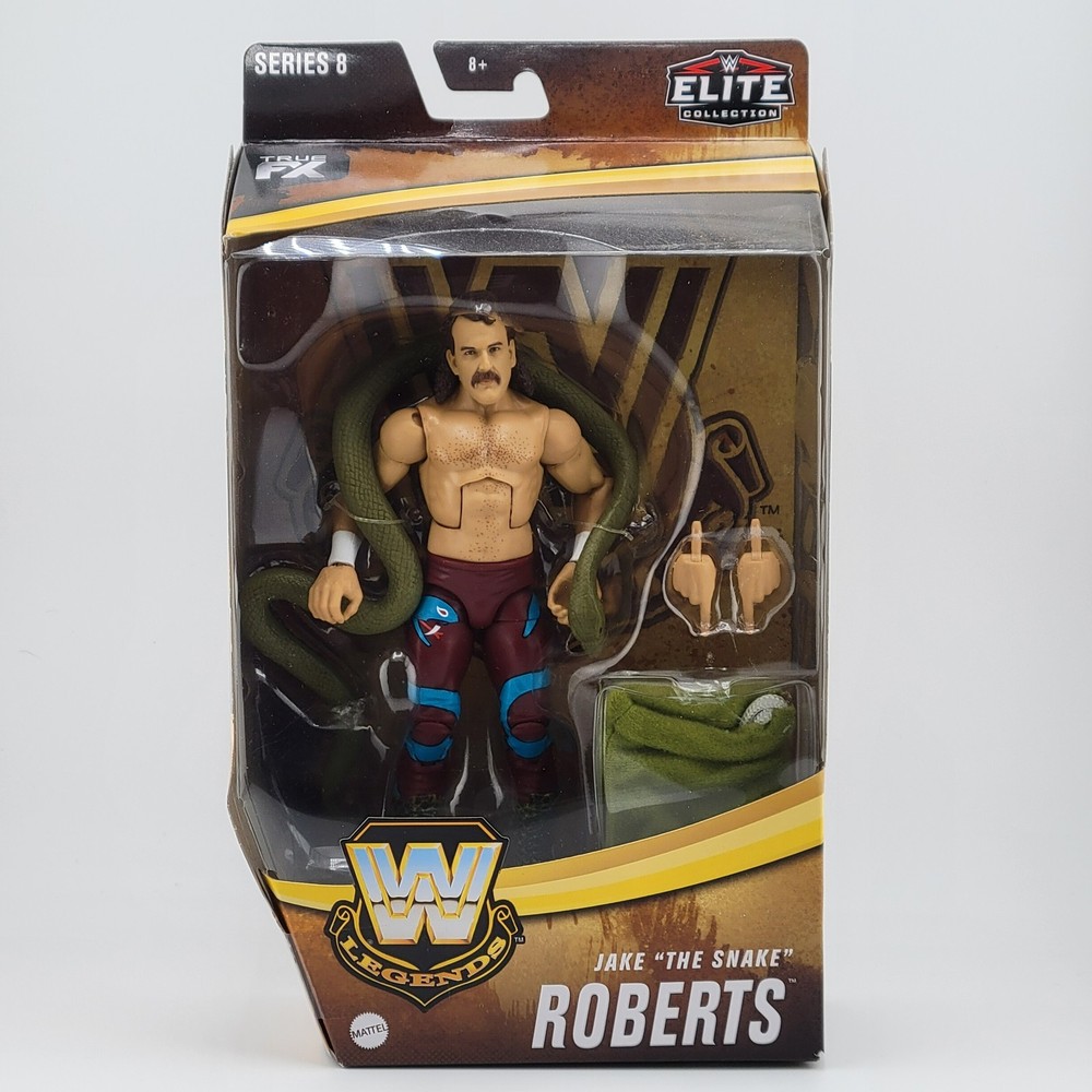 WWE Elite Collection Legends Jake the Snake Roberts Action Figure Series 8 Chase