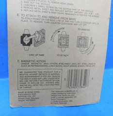! VINTAGE GO BOTS TIC TOC FRIENDLY ROBOT WATCH IN PACKAGE UNTESTED READ LOOK !