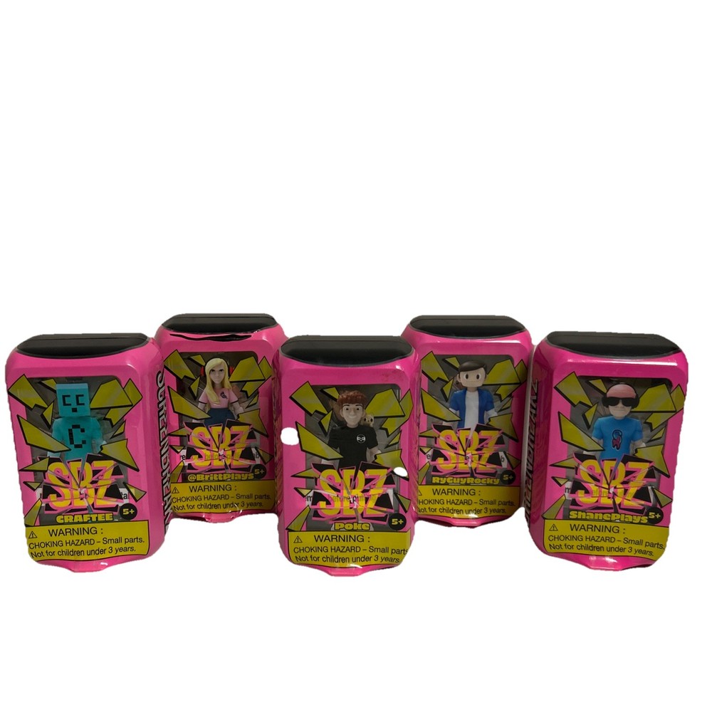 Lot of 5 SBZ Screen Breakz Poke, Brittplays, Ryguyrocky, Crafted, Shaneplays New