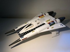 1979 MEGO Buck Rogers Star Fighter | 23 BOX STICKER DIE-CUT