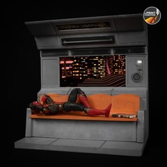 Coruscant Train Ride Diorama for 6 IN Figures
