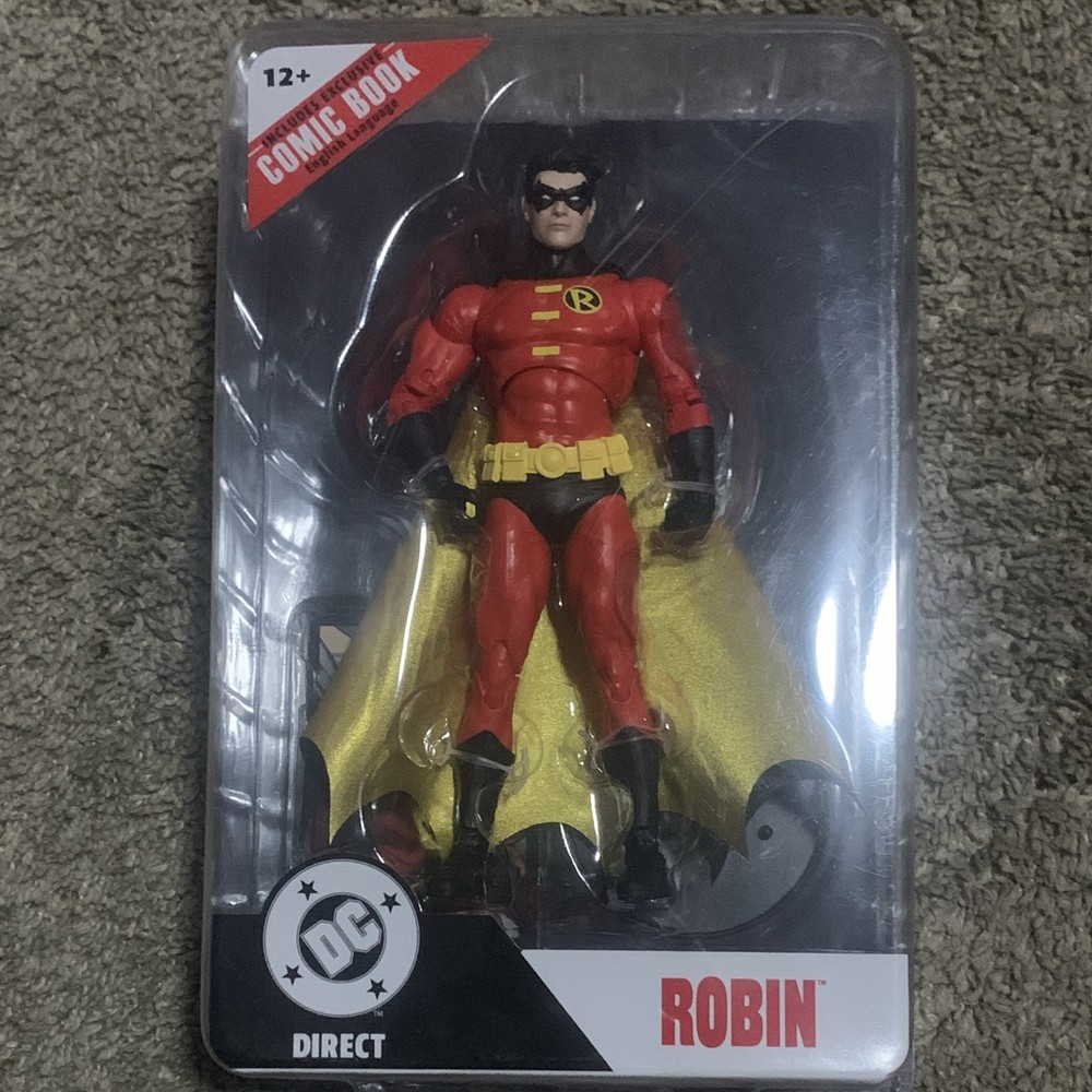 DC Direct Robin Action Figure Plastic Red/Yellow/Black DC Franchise 12+