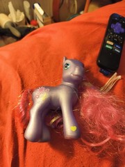 Hasbro My Little Pony G3 Petal Blossom Long Tinsel Hair 2002