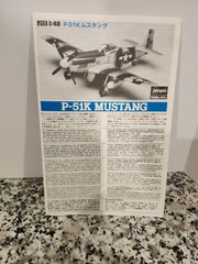P-51K Mustang 1:48 HASEGAWA Military Model MIB NEW Unbuilt