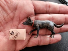 Mad Max 2 (with Dog) Painted Figures SET 1/18 Scale Diorama (Handmade Accessory)