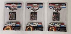 G.I. Joe Action Micro Figures World’s Smallest Lot Duke, Snake Eyes, Roadblock