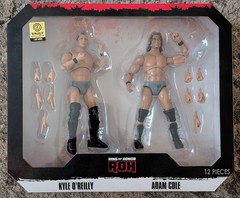 Jazwares Kyle O’Reilly & Adam Cole 7″ Action Figures ROH Vault Exclusive 1/4000