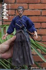 New ZGJKTOYS L-001 1/6 Samurai Miyamoto Musashi Collectible Male Figure Model